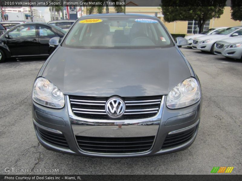 Platinum Grey Metallic / Titan Black 2010 Volkswagen Jetta S Sedan