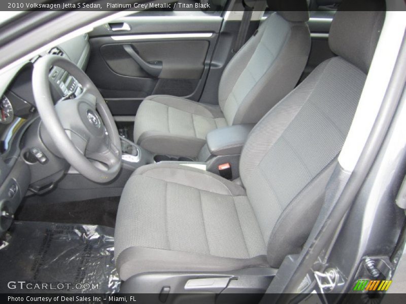 Platinum Grey Metallic / Titan Black 2010 Volkswagen Jetta S Sedan