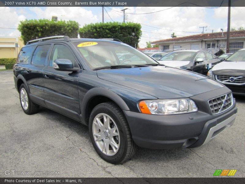 Barents Blue Metallic / Taupe 2007 Volvo XC70 AWD Cross Country