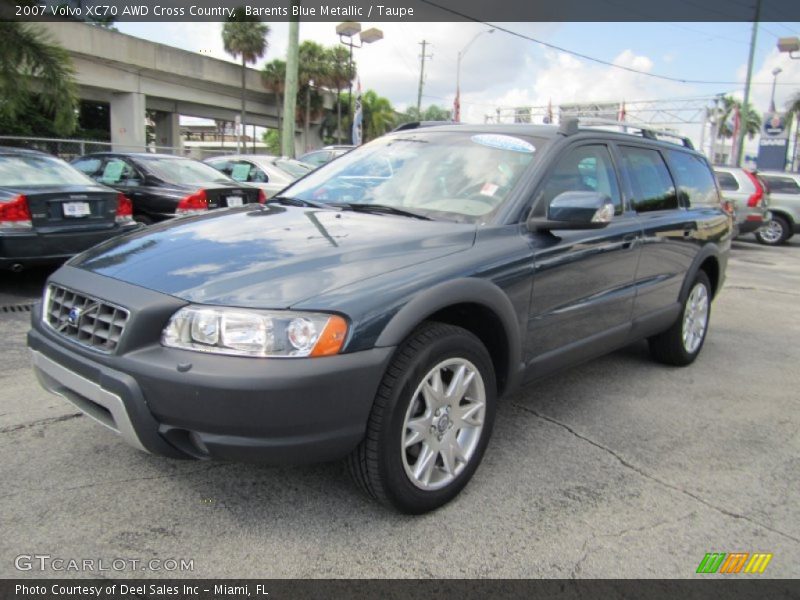 Barents Blue Metallic / Taupe 2007 Volvo XC70 AWD Cross Country