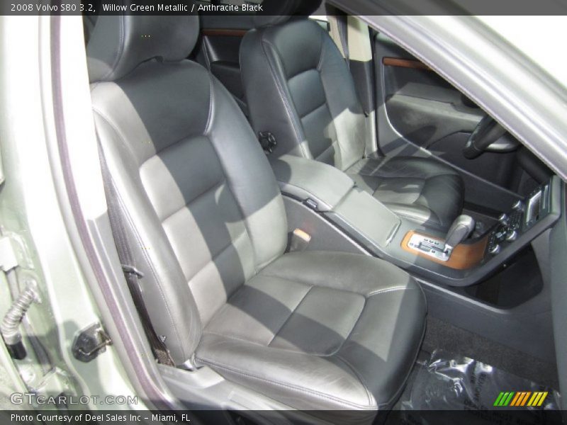 Willow Green Metallic / Anthracite Black 2008 Volvo S80 3.2