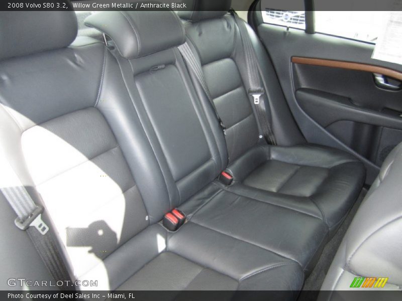 Willow Green Metallic / Anthracite Black 2008 Volvo S80 3.2