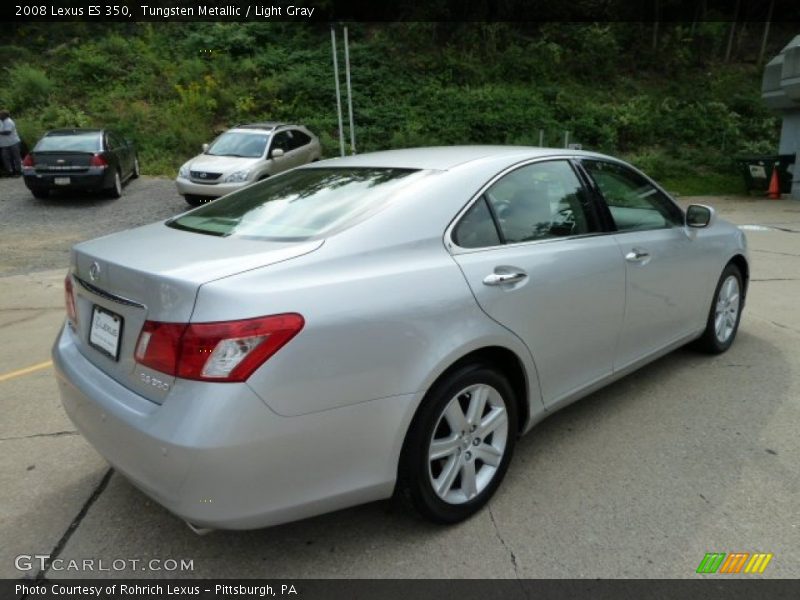 Tungsten Metallic / Light Gray 2008 Lexus ES 350