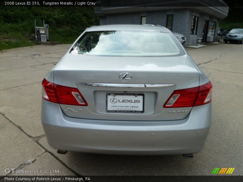 Tungsten Metallic / Light Gray 2008 Lexus ES 350