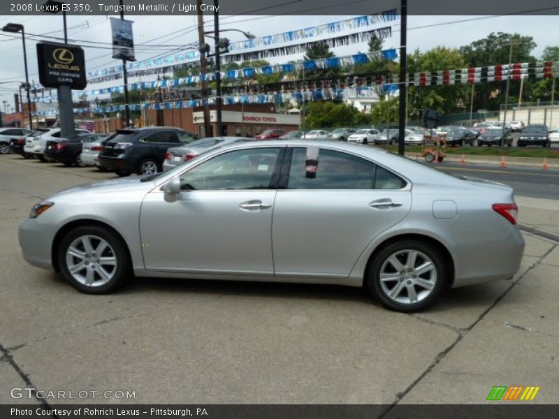 Tungsten Metallic / Light Gray 2008 Lexus ES 350