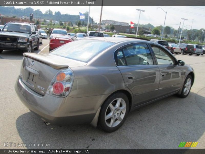 Polished Pewter Metallic / Blond 2003 Nissan Altima 3.5 SE