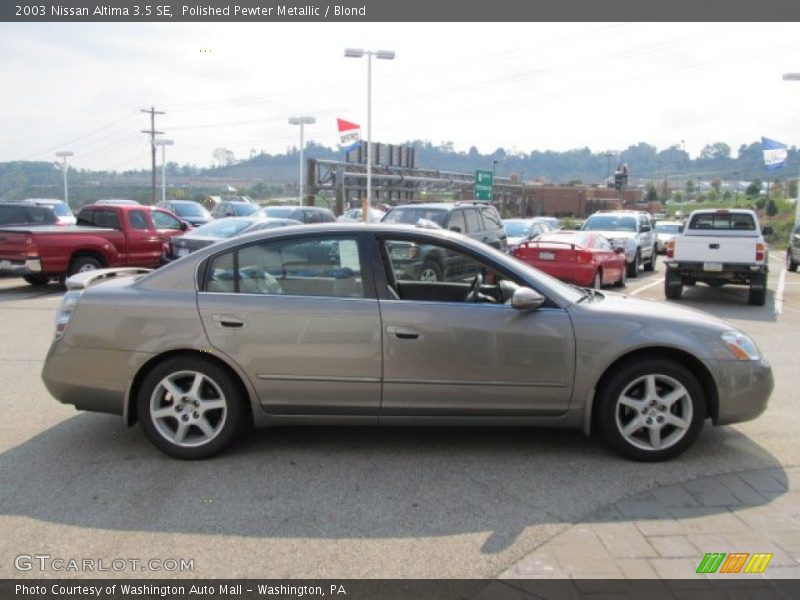 Polished Pewter Metallic / Blond 2003 Nissan Altima 3.5 SE