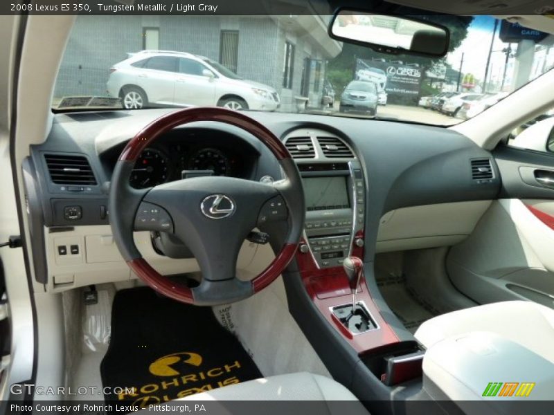 Tungsten Metallic / Light Gray 2008 Lexus ES 350