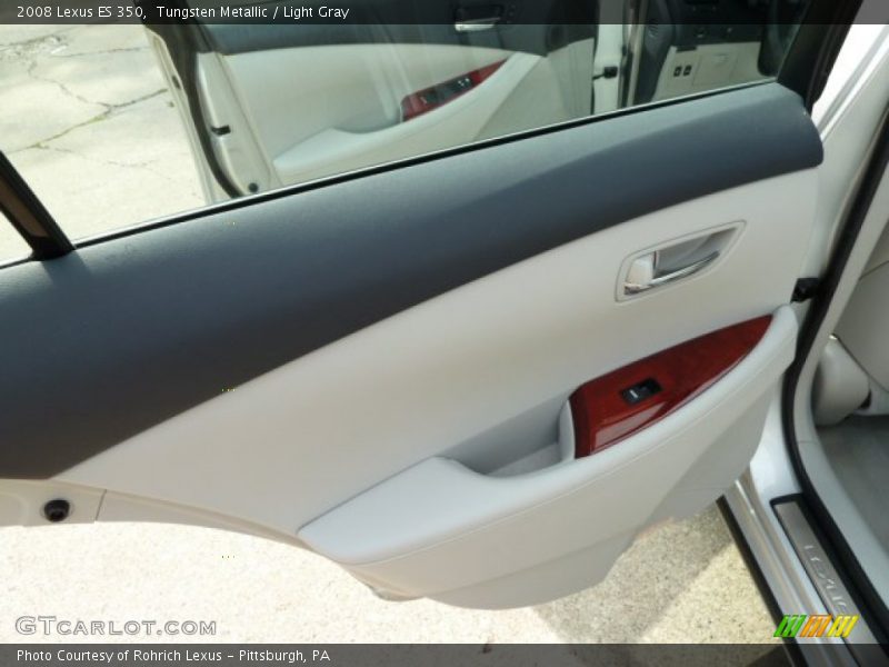 Tungsten Metallic / Light Gray 2008 Lexus ES 350