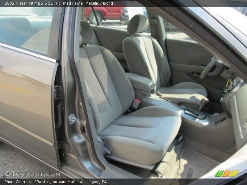 Polished Pewter Metallic / Blond 2003 Nissan Altima 3.5 SE