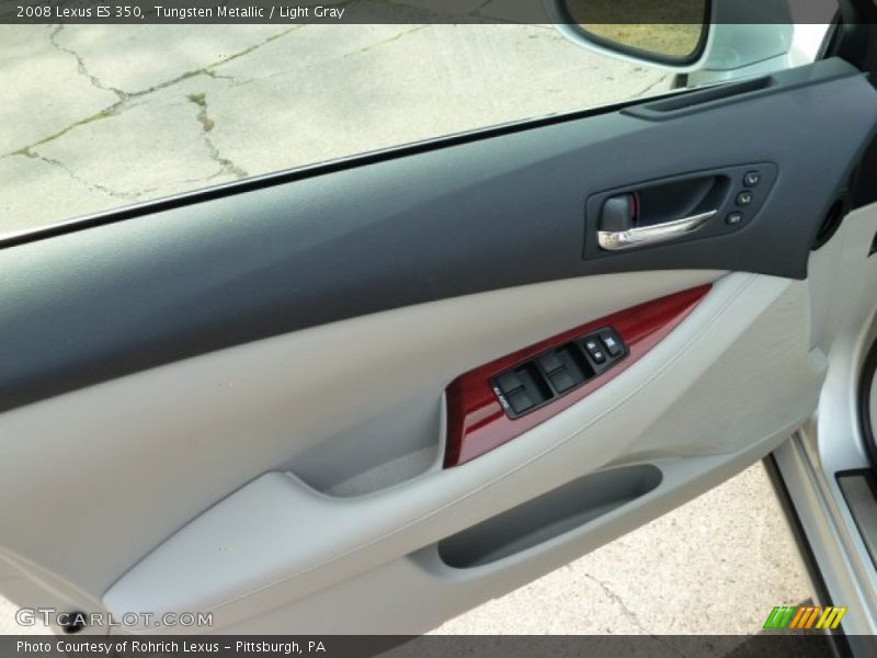 Tungsten Metallic / Light Gray 2008 Lexus ES 350