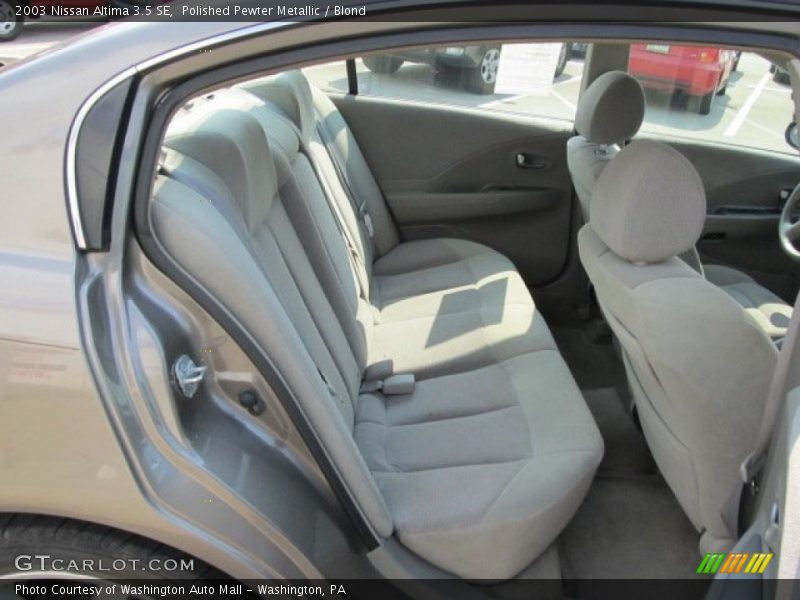 Polished Pewter Metallic / Blond 2003 Nissan Altima 3.5 SE