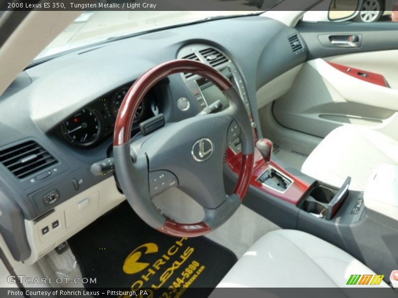 Tungsten Metallic / Light Gray 2008 Lexus ES 350