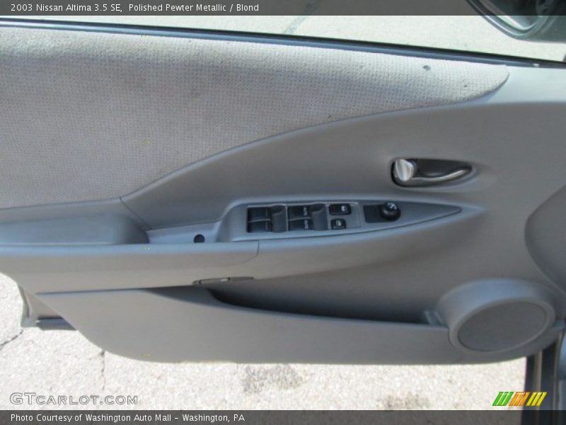 Polished Pewter Metallic / Blond 2003 Nissan Altima 3.5 SE