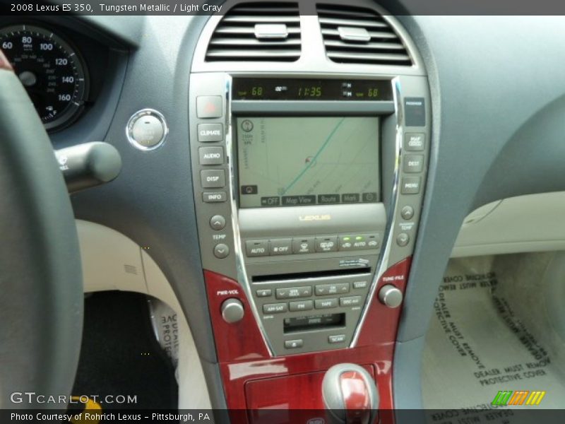 Tungsten Metallic / Light Gray 2008 Lexus ES 350