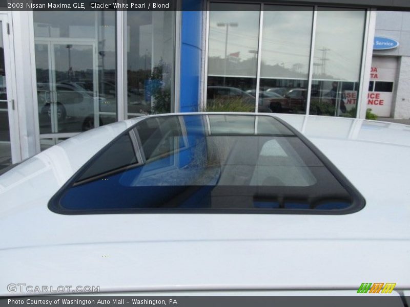 Glacier White Pearl / Blond 2003 Nissan Maxima GLE