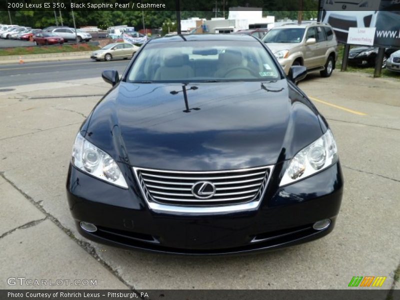 Black Sapphire Pearl / Cashmere 2009 Lexus ES 350