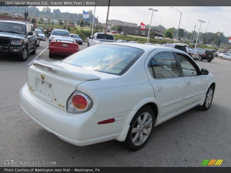 Glacier White Pearl / Blond 2003 Nissan Maxima GLE