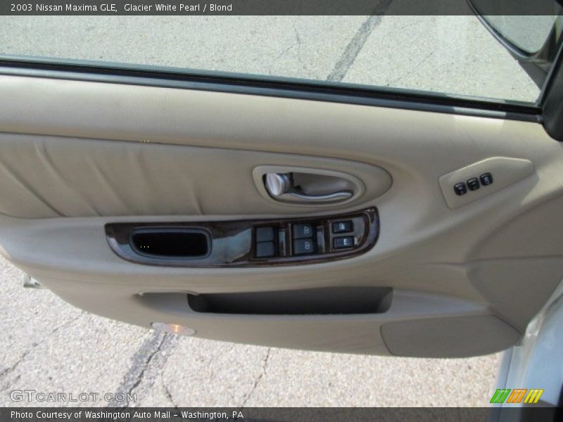 Glacier White Pearl / Blond 2003 Nissan Maxima GLE