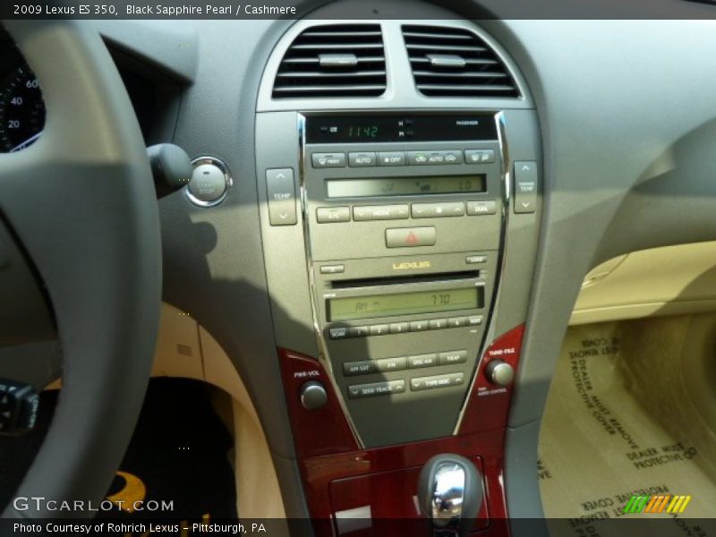 Black Sapphire Pearl / Cashmere 2009 Lexus ES 350