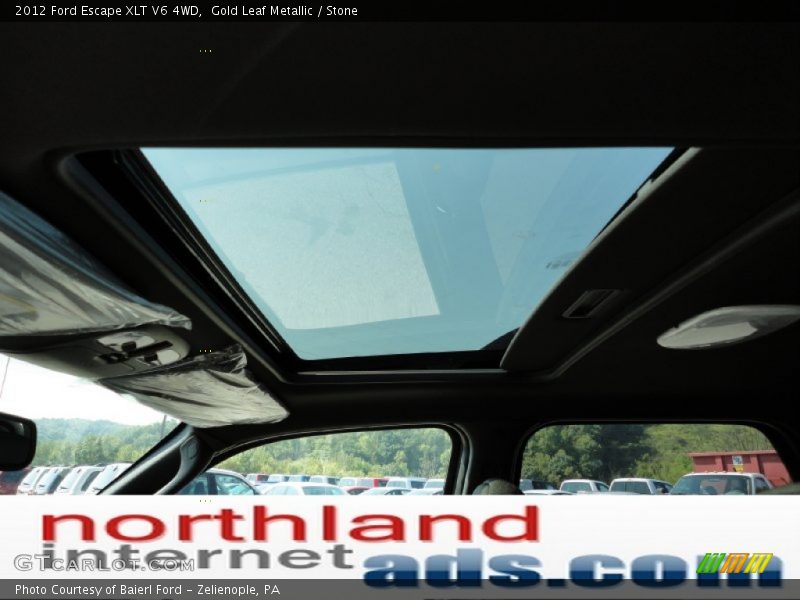 Gold Leaf Metallic / Stone 2012 Ford Escape XLT V6 4WD