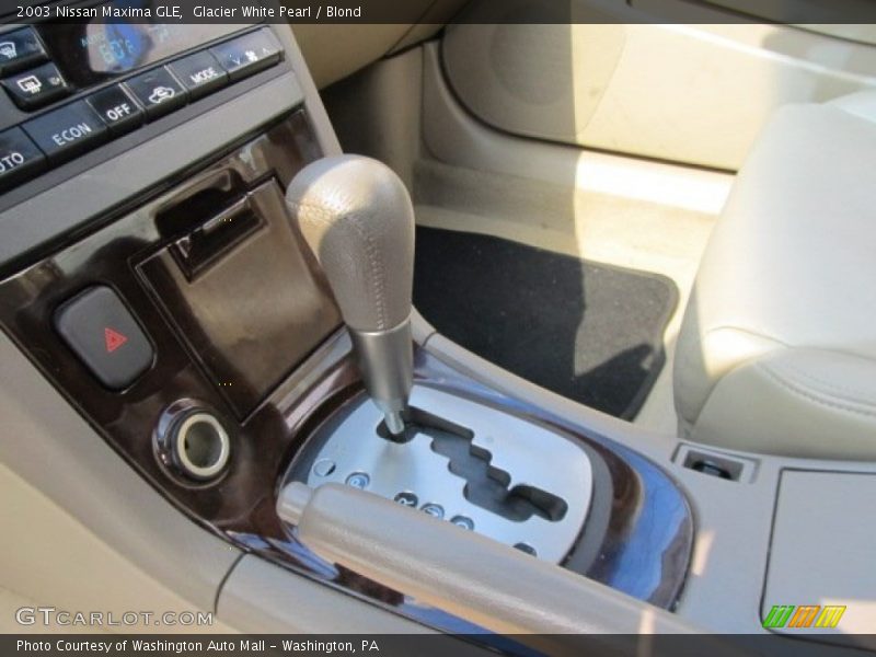 Glacier White Pearl / Blond 2003 Nissan Maxima GLE