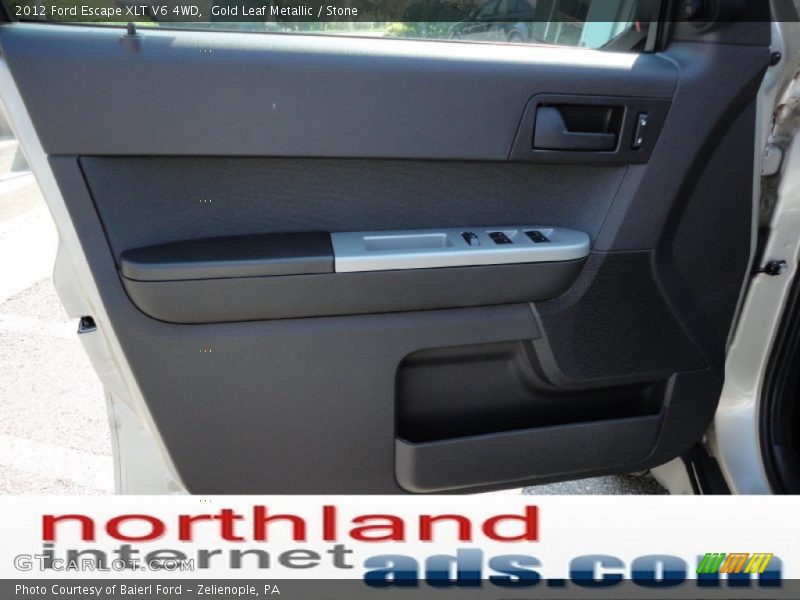 Gold Leaf Metallic / Stone 2012 Ford Escape XLT V6 4WD