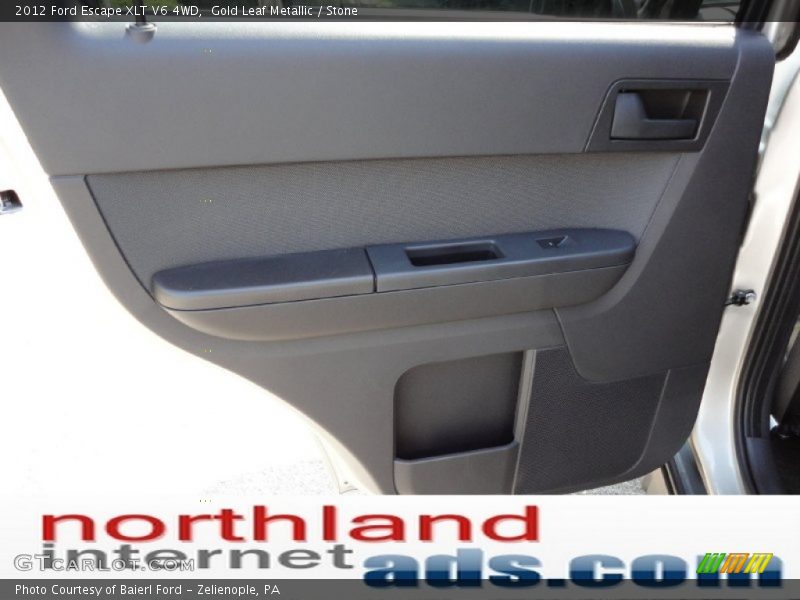 Gold Leaf Metallic / Stone 2012 Ford Escape XLT V6 4WD
