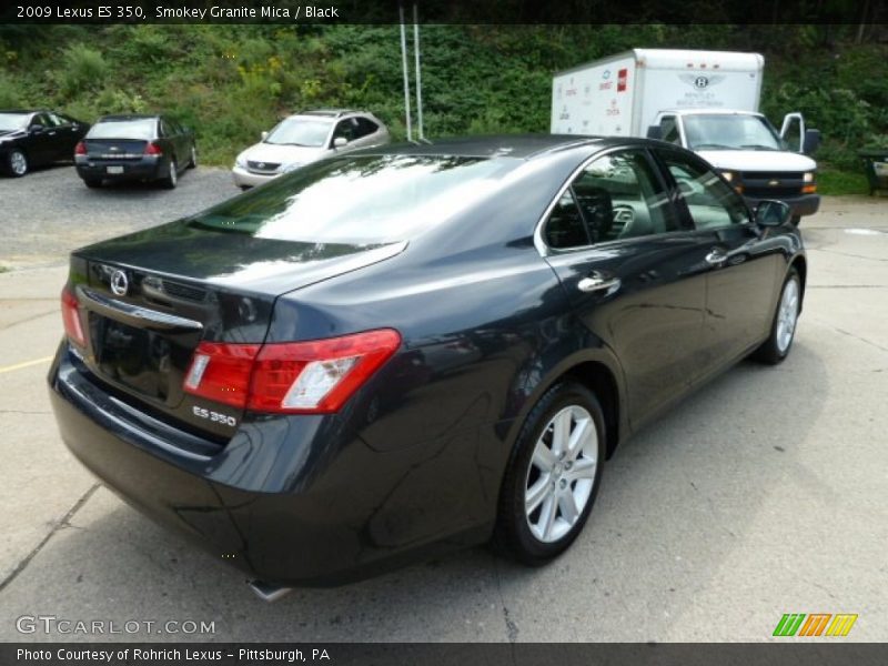 Smokey Granite Mica / Black 2009 Lexus ES 350