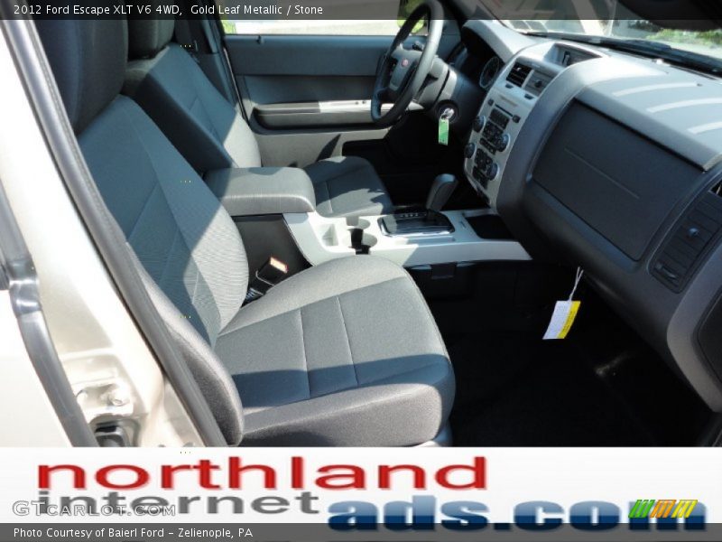 Gold Leaf Metallic / Stone 2012 Ford Escape XLT V6 4WD