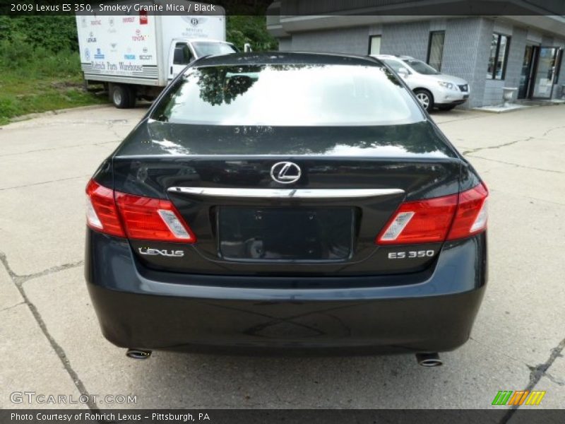 Smokey Granite Mica / Black 2009 Lexus ES 350