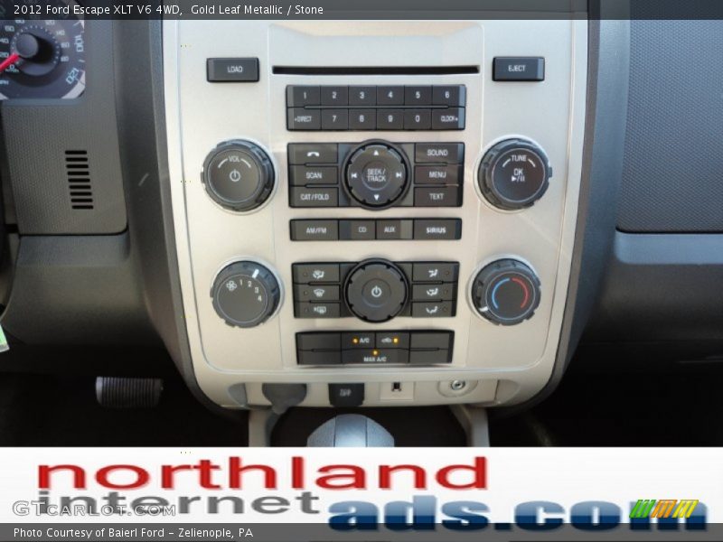 Gold Leaf Metallic / Stone 2012 Ford Escape XLT V6 4WD