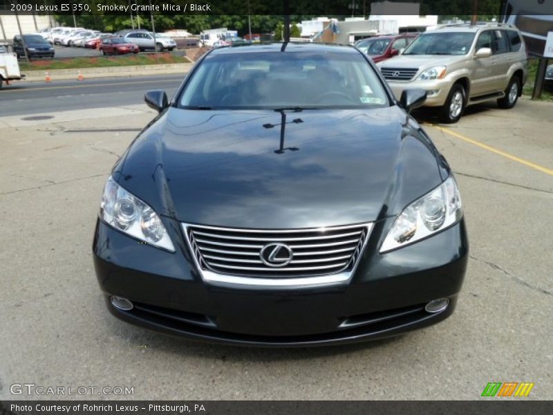 Smokey Granite Mica / Black 2009 Lexus ES 350