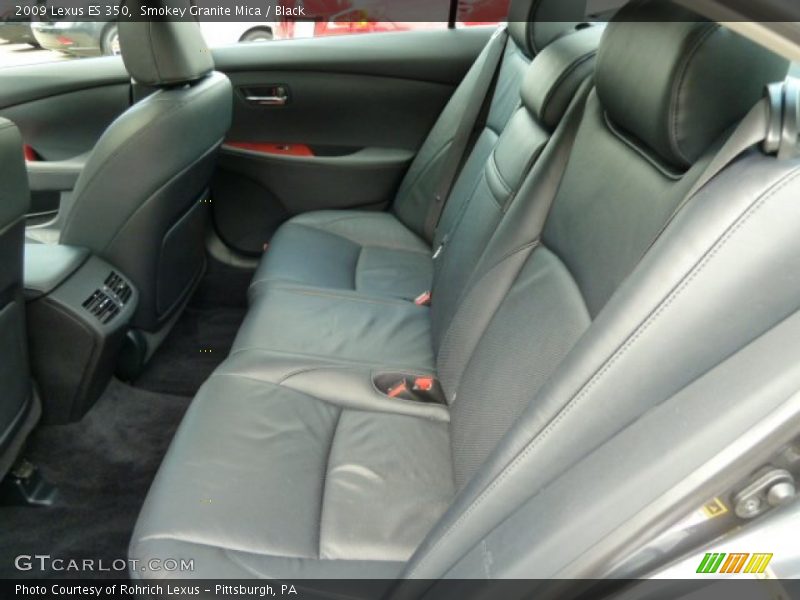 Smokey Granite Mica / Black 2009 Lexus ES 350