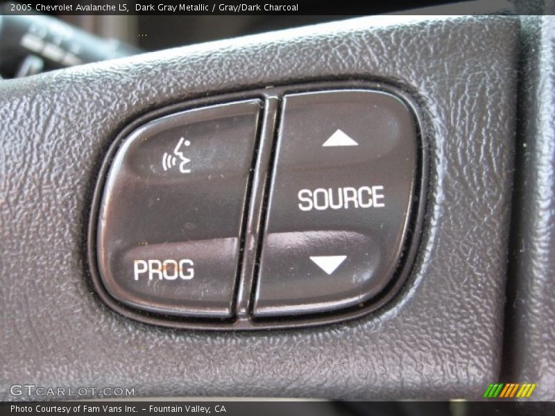 Dark Gray Metallic / Gray/Dark Charcoal 2005 Chevrolet Avalanche LS