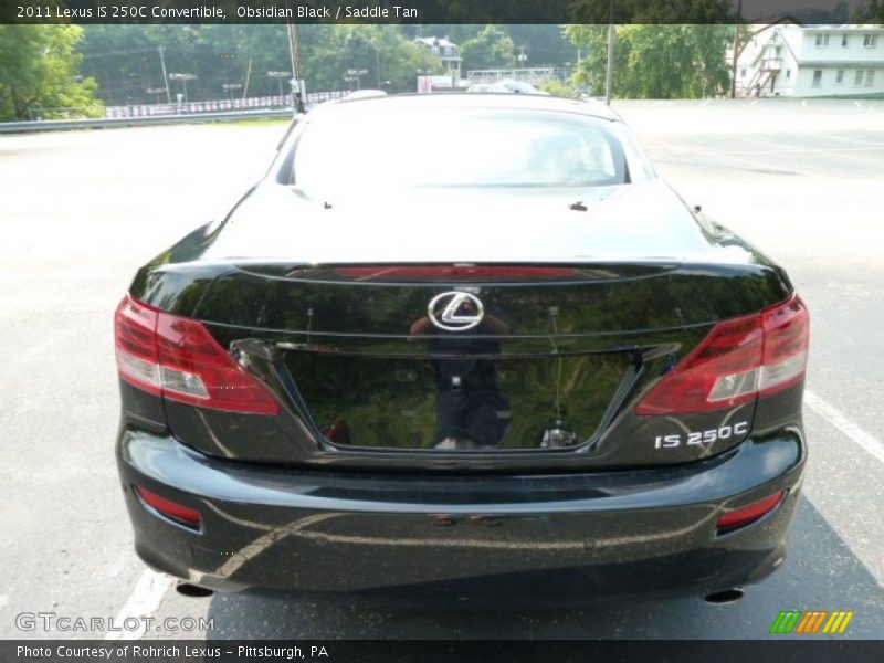 Obsidian Black / Saddle Tan 2011 Lexus IS 250C Convertible