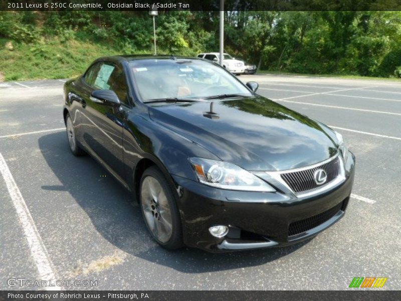 Front 3/4 View of 2011 IS 250C Convertible