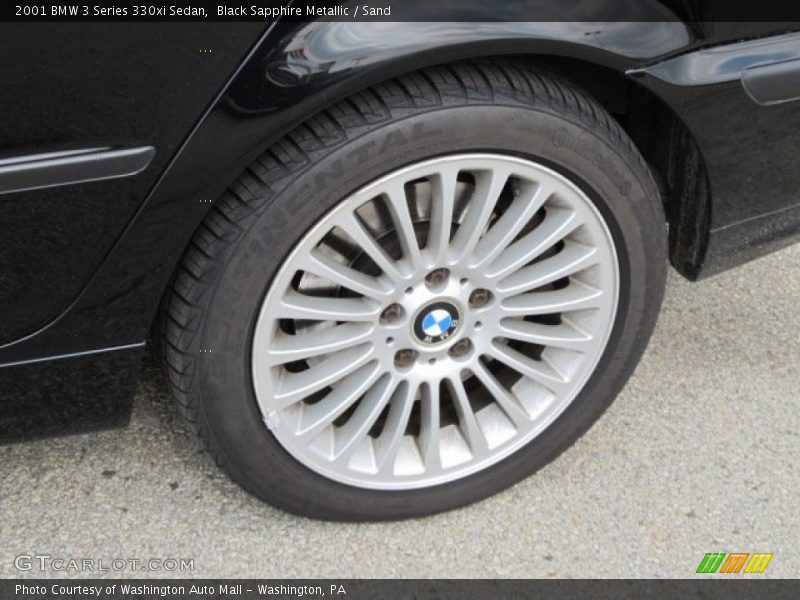 Black Sapphire Metallic / Sand 2001 BMW 3 Series 330xi Sedan