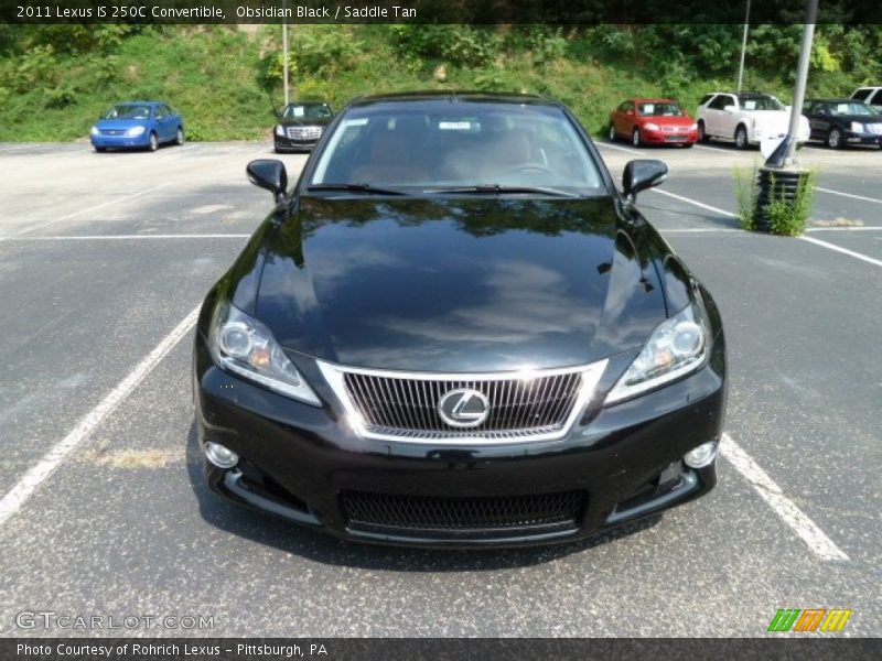 Obsidian Black / Saddle Tan 2011 Lexus IS 250C Convertible