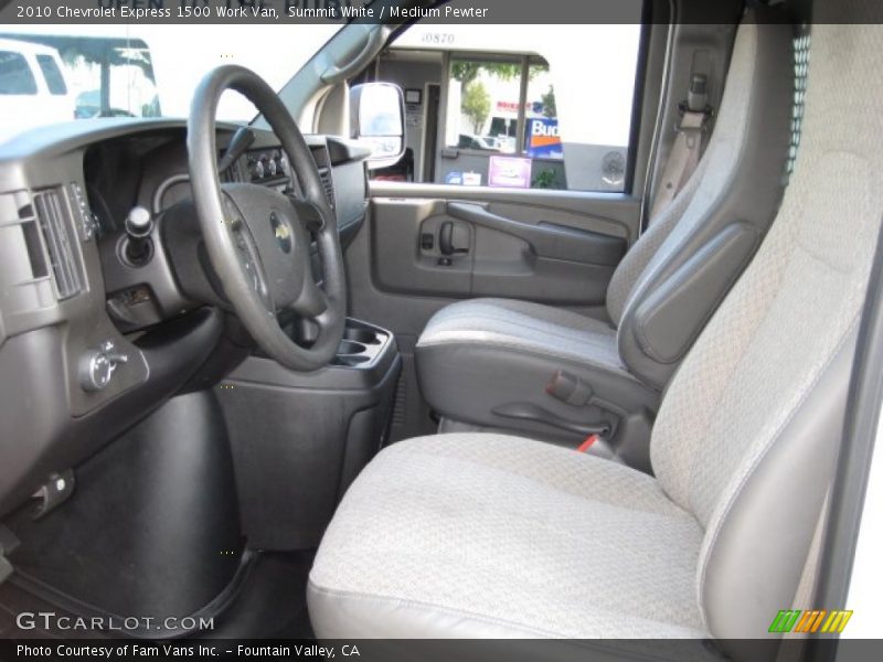 Summit White / Medium Pewter 2010 Chevrolet Express 1500 Work Van