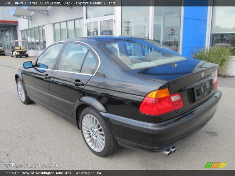 Black Sapphire Metallic / Sand 2001 BMW 3 Series 330xi Sedan