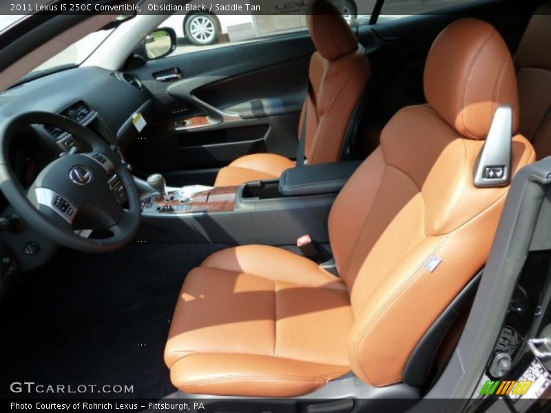  2011 IS 250C Convertible Saddle Tan Interior