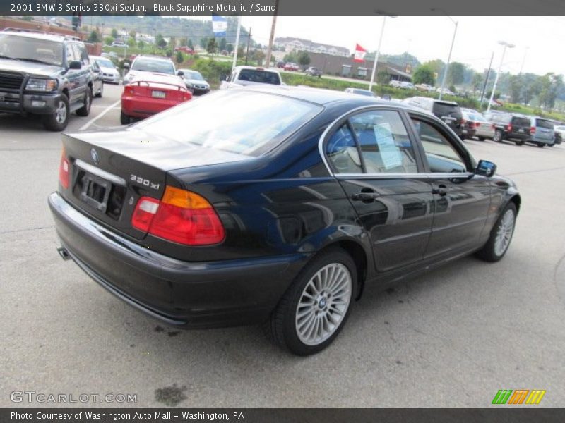 Black Sapphire Metallic / Sand 2001 BMW 3 Series 330xi Sedan