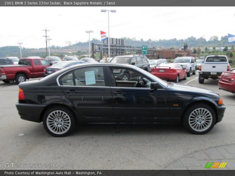 Black Sapphire Metallic / Sand 2001 BMW 3 Series 330xi Sedan