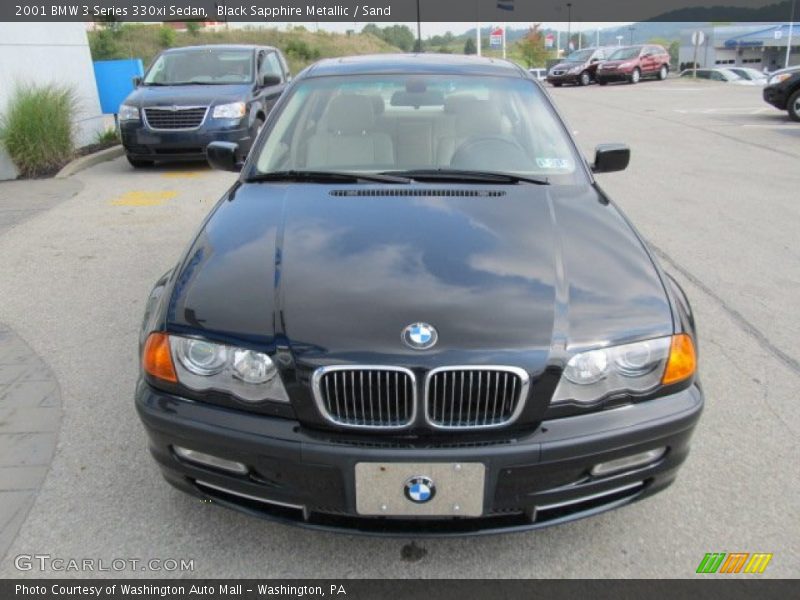 Black Sapphire Metallic / Sand 2001 BMW 3 Series 330xi Sedan