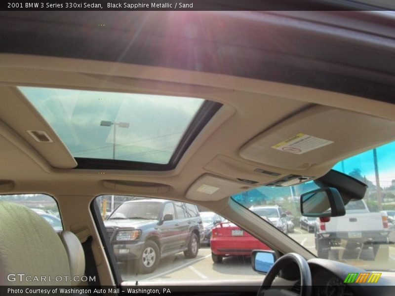 Black Sapphire Metallic / Sand 2001 BMW 3 Series 330xi Sedan