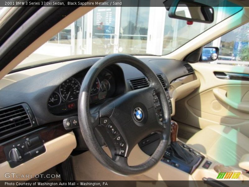 Black Sapphire Metallic / Sand 2001 BMW 3 Series 330xi Sedan