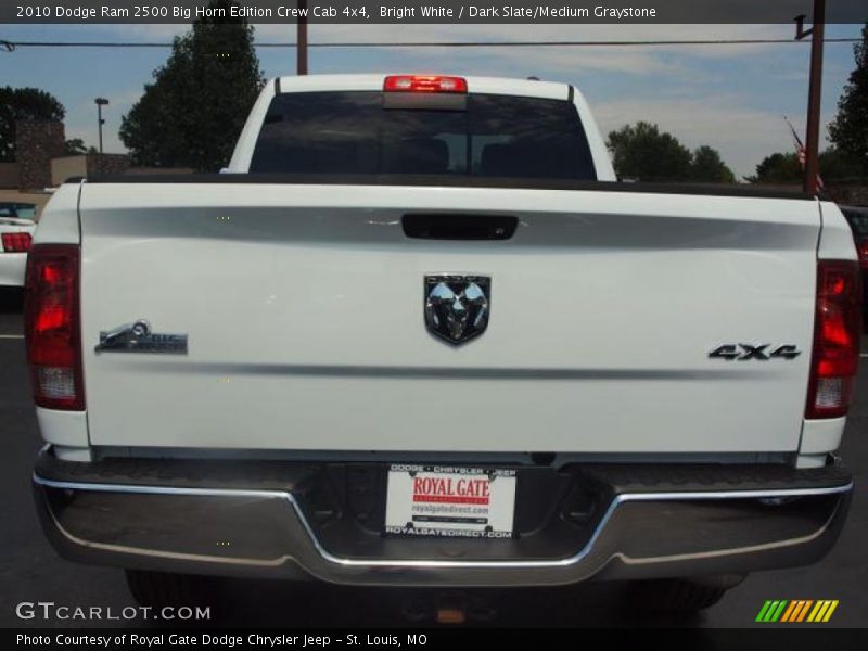 Bright White / Dark Slate/Medium Graystone 2010 Dodge Ram 2500 Big Horn Edition Crew Cab 4x4