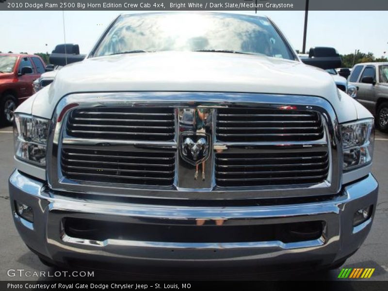 Bright White / Dark Slate/Medium Graystone 2010 Dodge Ram 2500 Big Horn Edition Crew Cab 4x4