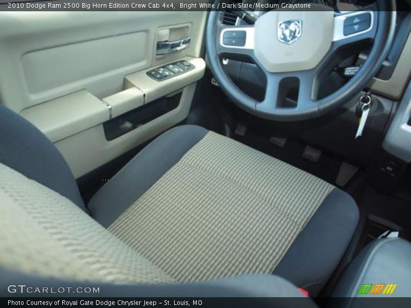 Bright White / Dark Slate/Medium Graystone 2010 Dodge Ram 2500 Big Horn Edition Crew Cab 4x4